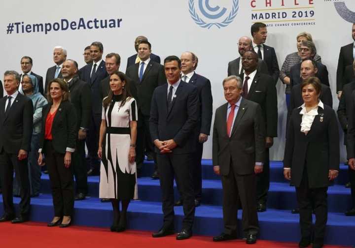 участники совещания по климату в Мадриде