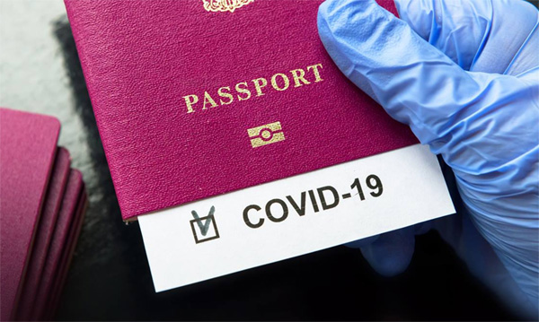 паспорт с сертификатом о вакцинации