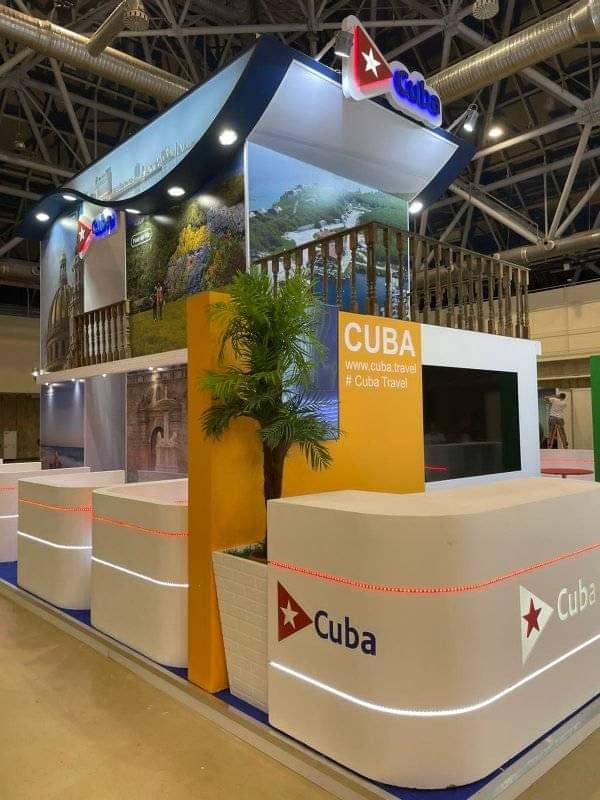 кубинский стенд на международной туристической выставке "Отдых 2021" 