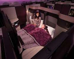 В Парижском авиасалоне - самолет с двойной кроватью в бизнес-классе 