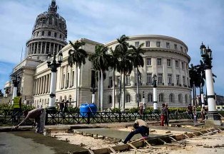 До визита президента США закончен первый этап реставрации Капитолия в Гаване