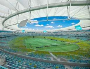 Обновлен стадион Маракана, одно из мест проведения Кубка мира по футболу 2014 года 