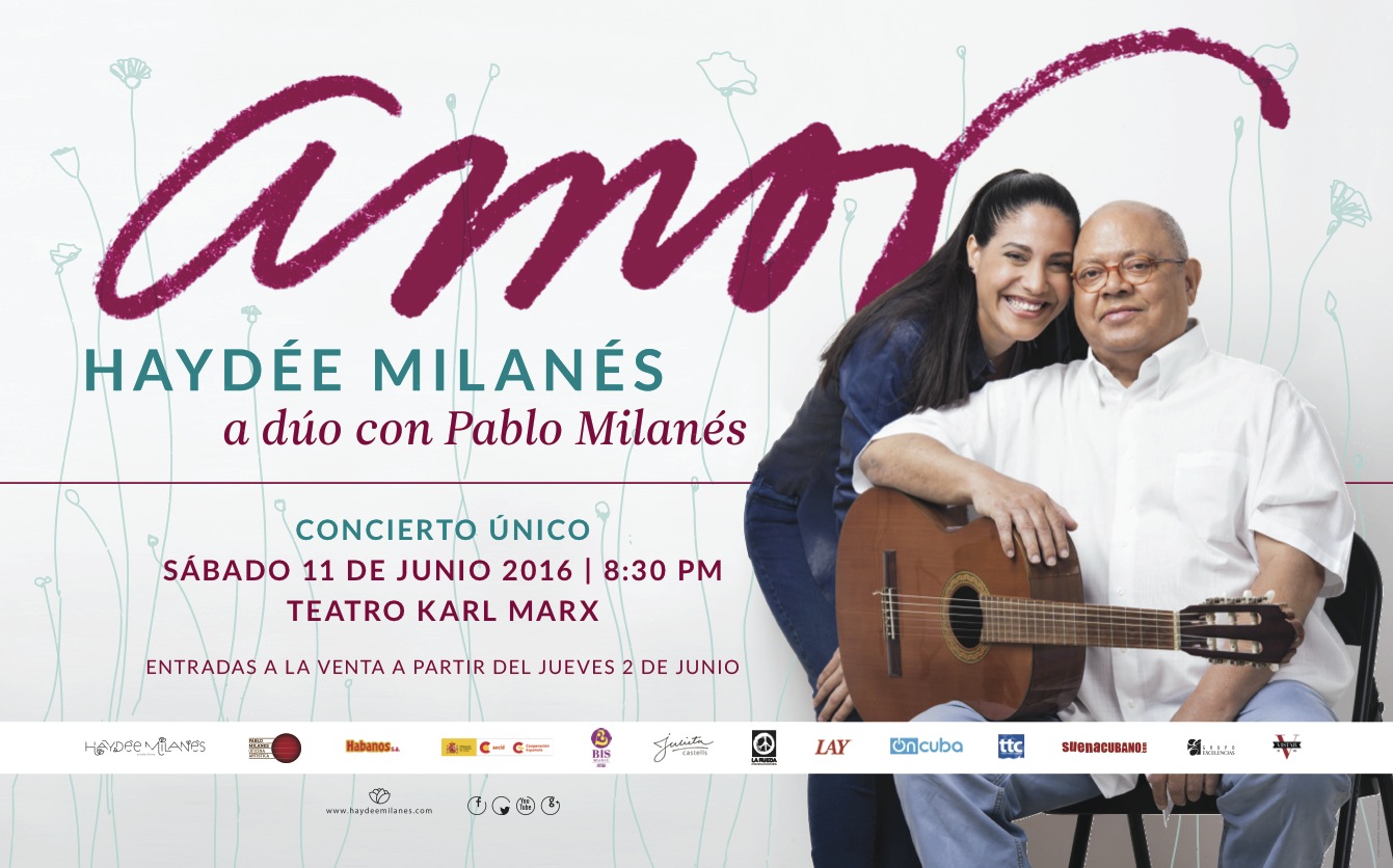 Группа Экселенсиас спонсирует Большой концерт Аиде и Пабло Миланес  