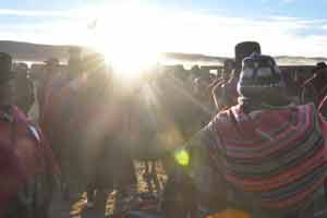 Тысячи туристов в Боливии на праздновании 5525-го Нового года 