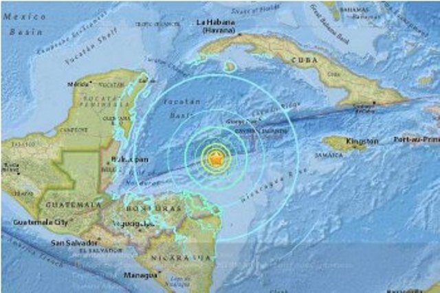 Опасность цунами в Карибском море